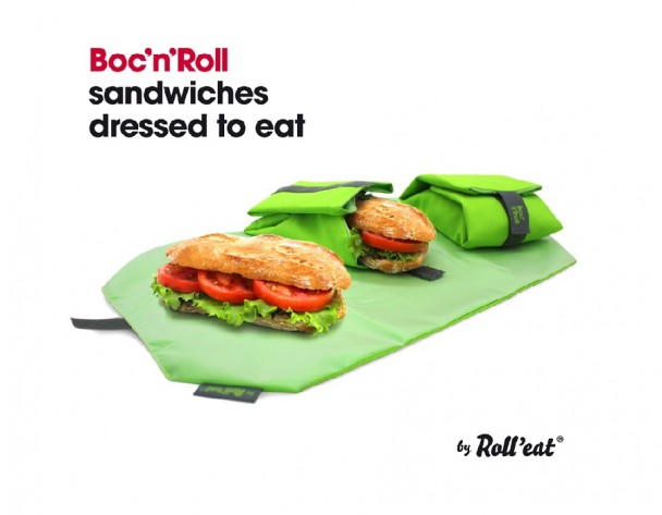 Porta Bocatas Boc & Roll. Envuelve tus almuerzos sin aluminio.